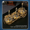 thumbnail image 3 of Sugar Jar, European Style Gold 3 Piece Set Multipurpose Sugar Bowl  for Restaurants, 3 of 7