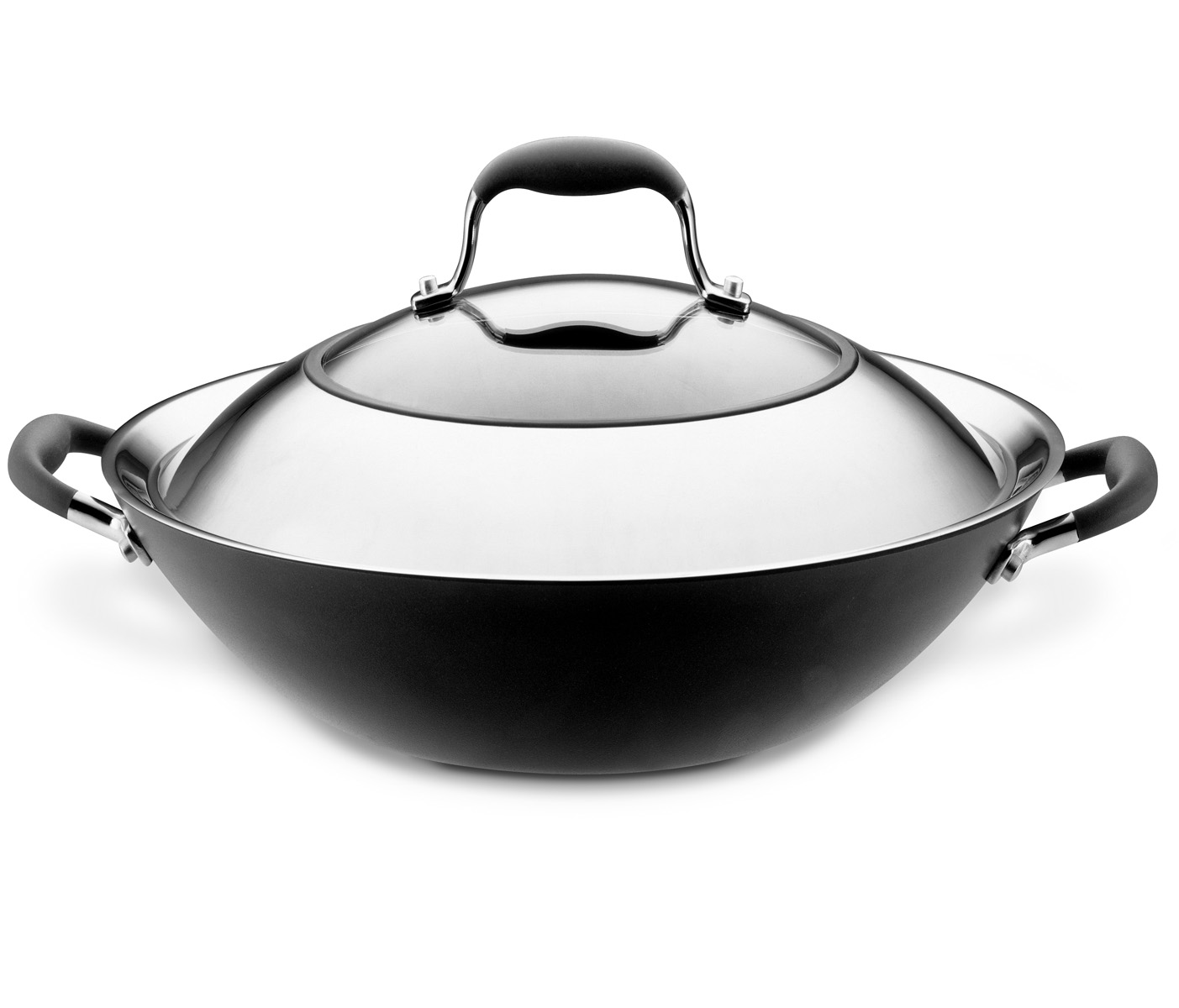 Anolon Advanced 14 Inch Covered Wok Nonstick Stir Fry Pan Cookware