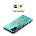 thumbnail image 2 of Head Case Designs Glittery Marble Prints Turquoise Soft Gel Case Compatible with Samsung Galaxy S21 Ultra 5G, 2 of 7