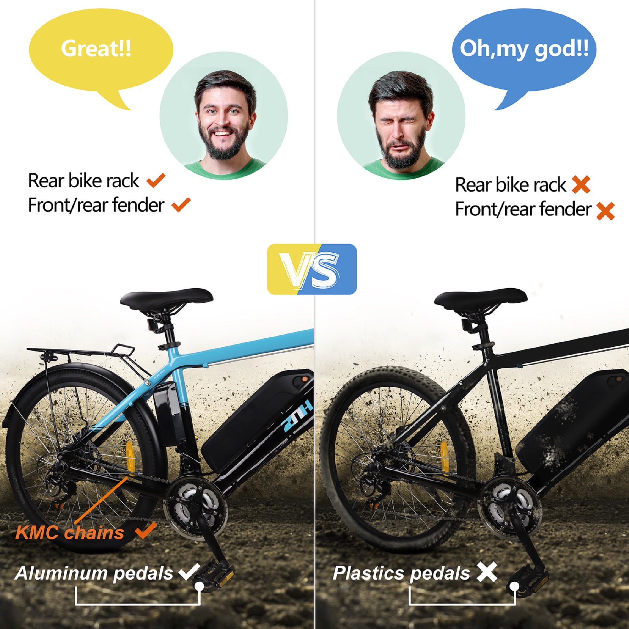 ZNH 350W 26-inch Wheels Electric Mountain Bike