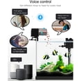 thumbnail image 3 of USB Powered WiFi Intelligent Automatic Aquarium Fish Bowl Food Feeder Home Household Aquarium Intelligent Timing Fish Feeder APP Remotes Control 24 Laguages Compatible with Alexa Voice Contr QINQUAN, 3 of 8