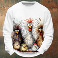 thumbnail image 5 of Suéter con estampado 3D de animales para hombre, sudadera con capucha con estampado de pollo, moda callejera, hip-hop, deportes, cálida, informal, 5 of 5