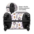 thumbnail image 4 of Lsque Lavender Flowers Printed Luggage Cover, Travel Luggage Protector,Scratch and Dirt Resistant, Fits 18-32 Inch Luggage - Large, 4 of 9