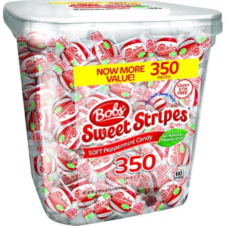 Bob's, Sweet Stripes Peppermint Balls Bulk Candy, 62 Oz, 350