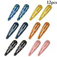 thumbnail image 1 of 12 Pcs Barrette en Métal Décorative Mode Pince à Cheveux à Pois pour Femmes, 1 of 9