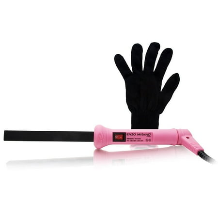Enzo Milano Triangle Curling Iron, Pink, 17mm