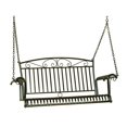 thumbnail image 1 of International Caravan Tropico Iron Patio Porch Swing in Black, 1 of 2