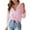 Pink, variant on RYRJJ Womens Button Down Shirts Striped Classic Long Sleeve Collared Office Work Blouses Tops with Pocket(Blue,S)