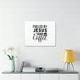 thumbnail image 4 of Scripture Walls Fueled By Jesus Hebrews 12:2 And Coffee Christian Wall Art Bible Verse Print Ready to Hang Unframed, 4 of 18