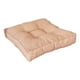 thumbnail image 2 of Cojín tridimensional engrosado de color sólido | Almohadilla ergonómica de tatami comprimido para asiento | Funda lavable extraíble de lino de imitación | Cojín color caramelo 40x40x9cm - 1 pieza, 2 of 6