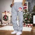 thumbnail image 2 of Men's Casual Hop Track Pants Solid Color Workout Joggers With Pocket and Design for Comfortable Stylish Wear, 2 of 4