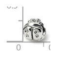 thumbnail image 3 of Fancy Bead White Sterling Silver Kids Bead Line 6.36 mm 7.27, 3 of 3