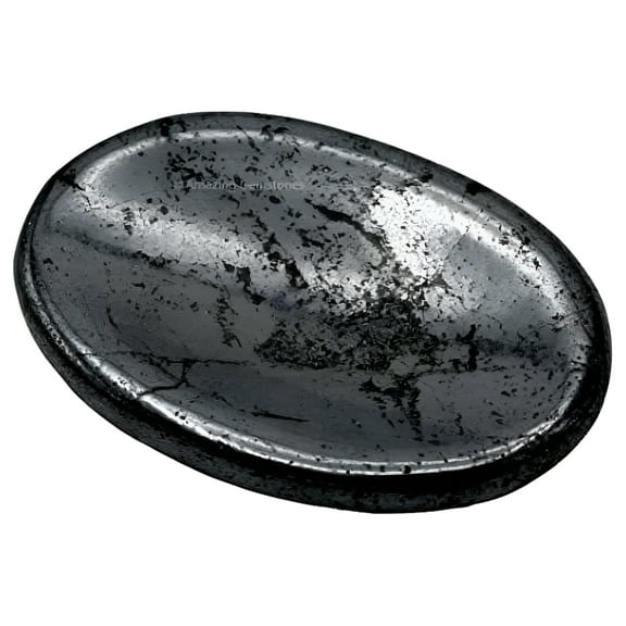 Hematite Crystal Thumb Worry Stone for Anxiety