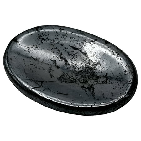 Hematite Crystal Thumb Worry Stone for Anxiety