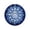 Blue Mandala, variant on Liamobondopolis Blue Mandala Christmas Tree Skirt 24 inch 60 cm with Snowflake Print Round Xmas Tree Base Cover for 2 to 3 ft Trees Indoor Holiday Decor