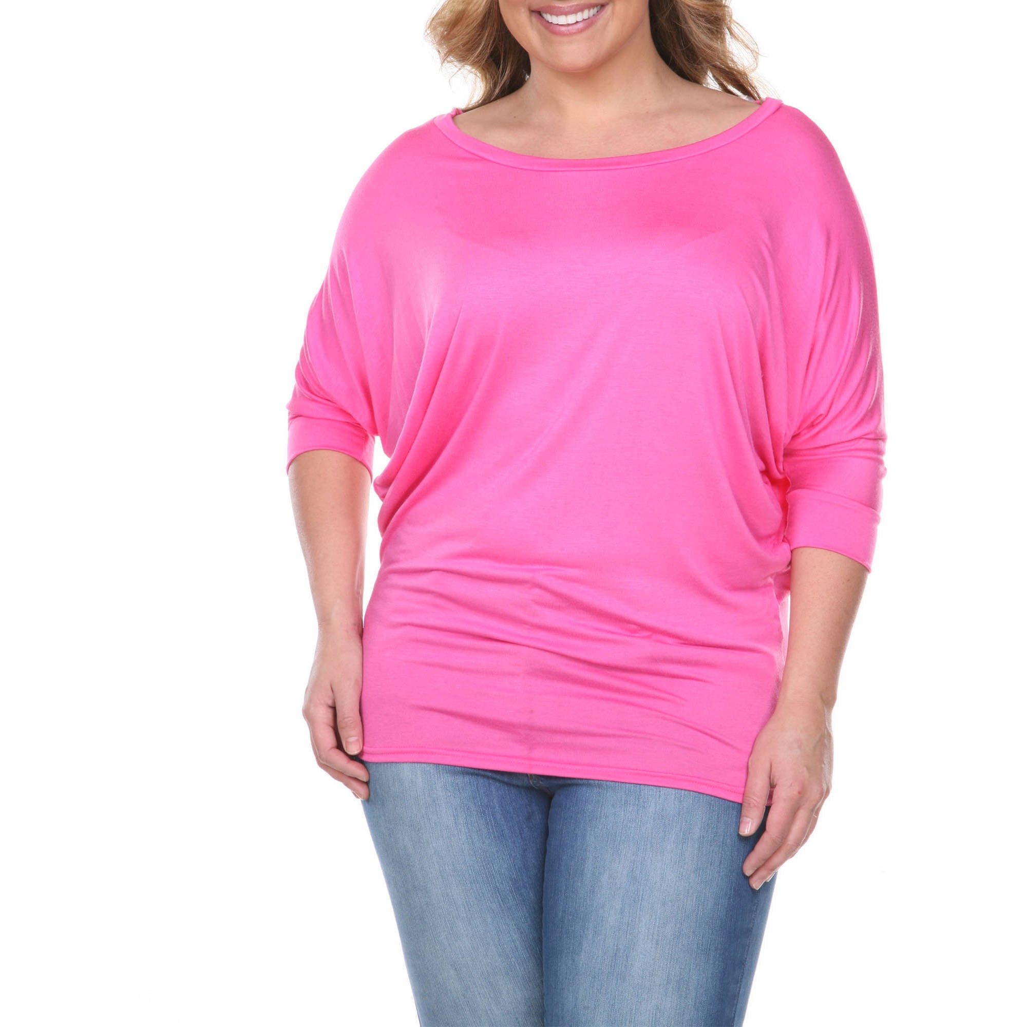 white mark plus size tops