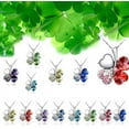thumbnail image 4 of KATGI Fashion Austrian Crystal Lucky Four Leaf Clover Pendant Necklace, 4 of 5