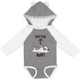 thumbnail image 3 of Inktastic Pittie Life is Ruff Spotted Pit Bull Boys or Girls Long Sleeve Baby Bodysuit, 3 of 5