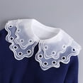 thumbnail image 4 of Camicover  Women’s Half Shirt Blouse Collar Dectachable Dickey Collar Fake Blouse Collar, 4 of 7