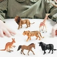 thumbnail image 6 of Almencla 6 Pieces Animals Figurine Realistic Wildlife Animal Statue, Birthday Gifts, Party Favors, Animal Figures Animal Playset, 6 of 8