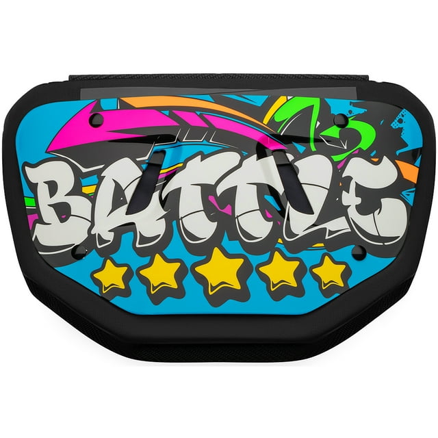 Battle Sports Graffiti23 Plaque de Protection Chromée pour Adulte Football