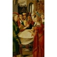 thumbnail image 2 of Anonymous 10x14 Black Ornate Wood Framed Double Matted Museum Art Print Titled: The Circumcision (circa 1525), 2 of 5