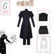 thumbnail image 2 of Jujutsu Kaisen Cosplay Mei Mei Cosplay MingMing Disfraz Trajes negros uniforme Disfraces de Carnaval de Halloween Pelucas Ropa de anime Nuevo, 2 of 2
