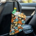 thumbnail image 4 of Yuyamidu Hippie Flower Car Trash Bag Multipurpose Automotive Garbage Bags Fit Most Cars Accessorie Waterproof Car Waste Bag Hanging Car Garbage Bag for Front or Back Seat, 4 of 7