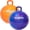 Pink, variant on Hurtle 20" Hopper Balls for Kids – Set of 2 Marble Bouncy Balls with Handles, Air Pump & Cones, Indoor/Outdoor Balance Training Toy for Ages 3-12 (Green & Blue)