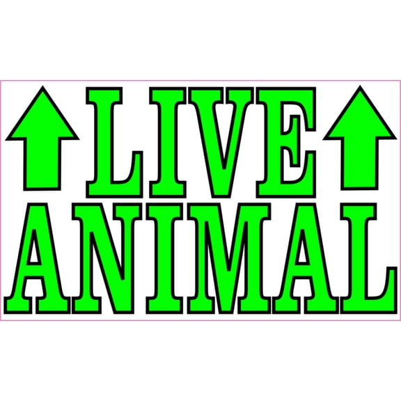 5in x 3in Live Animal Magnet Sign Magnets Magnetic Animals