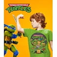 thumbnail image 3 of Nickelodeon Ninja Turtles T-Shirt, Toddler Boy Tee Kids Clothes, Gray/Black/Green, 3 Pack, 3 of 7