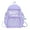 Purple, variant on YIEMEEN Large Capacity Backpack Pin Display Transparent Shoulder School Bag Itabag