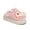 Pink, variant on Women's Men's Smile Face Thick Sole Slippers Retro Comfy Warm Soft Fuzzy Plush Slip-On House Shoes Funny Home Winter Warm Pillow Cloud Memory Foam Fluffy Platform Slipper for Indoor & Outdoor