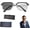 Silver, variant on Smart reading glasses, self focusing glasses, auto adjusting eye glasses for near & far for unisex