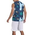 thumbnail image 5 of Rocae Alpaca Astronaut in Space for Men's Basketball Jersey Lightweight and Breathable Athletic Tank Top,Quick-Drying Sports Jersey 3X-Large, 5 of 9