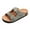 Green, variant on Women Men Slide Cork Sandal Flat Adjustable Strap Buckle Slip on Casual Open Toe Shoes Suede Summer 5 Men Blue