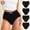Gray, variant on Meiyating Womens High Waisted Underwear Cotton Panties Soft Stretch Breathable Comfy Full Coverage Briefs 4 Pack
