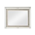 thumbnail image 5 of Dresser with 6 Drawers and Circular Decorative Pattern Silver, 5 of 7