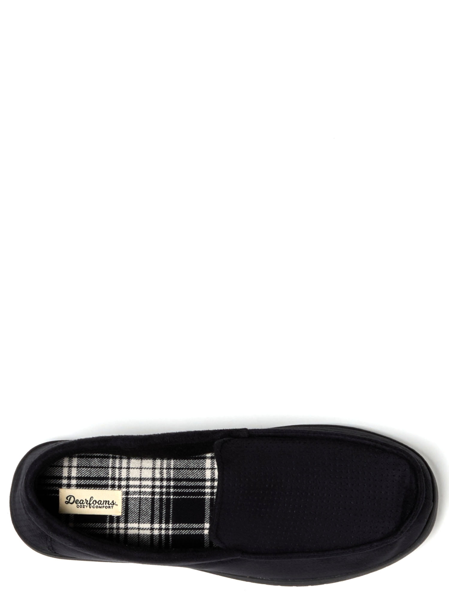 Dearfoams Cozy Comfort Men's Jason Microsuede Moccasin Slippers