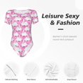 thumbnail image 4 of Fotbe Beautiful Swans Body de Mujer con Cuello Redondo y Mangas Cortas, Sin Mangas Ajustado, Suave, Cómodo y Básico-X-Large, 4 of 7