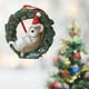 thumbnail image 3 of Colgante de animal de Navidad, accesorios de exhibición multicolor con caja de regalo, estatua de adorno de bricoje en 3D, decoración Ratón Baoblaze Pequeño colgante, 3 of 7