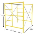 thumbnail image 2 of Andamio Ligero, Estándar + Plataforma 1.5x2.0x1.93m Zait, 2 of 5