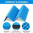 thumbnail image 3 of Camping Foldable Foam Hiking Seat Pad Lightweight Portable Sitting Pad Waterproof Blue Outdoor Sitting Mat for Picnic, Hiking, Backpacking, Mountainee, 3 of 7