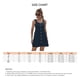 thumbnail image 5 of Vestido de color puro sin mangas sundress bolsillo cuadrado cuello botón abajo casual vestido de una pieza para verano púrpura azul 2xl, 5 of 5