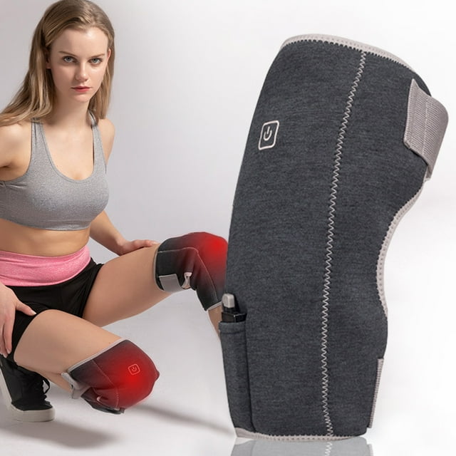 Clearance! Heating Pad for Knee, USB Knee Warmer,Heated Knee Wrap for Men Women, Heated Knee Brace Wrap for Stress Relief, Heated Knee Wrap (Power Bank Not Included)