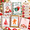 4 Pack-#B, variant on Christmas Gift Card Book, 4 Pack Spiral Bound Gift Card Holder Books with 10 Themed Sheets Each for Holiday Gifts, Family, Friends & Coworkers