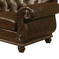 thumbnail image 5 of ACME Anondale Loveseat in Espresso Top Grain Leather Match and Cherry, 5 of 11