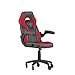 thumbnail image 3 of Flash Furniture X10 Chaise de Jeu Course Bureau Ordinateur PC Chaise Réglable avec Accoudoirs Relevables et Roulettes Transparentes, Cuir Souple Rouge/noir, 3 of 4