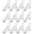 thumbnail image 1 of Miangastore 12 Pcs Pinces d'Étagère de Réfrigérateur Clips de Support de Réfrigérateur en Métal, 1 of 9