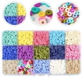 thumbnail image 1 of ELAYARD 3600pcs Clay Beads Bracelet DIY Beads Assorted Color Hand-eye Coordination Improvement, 1 of 6